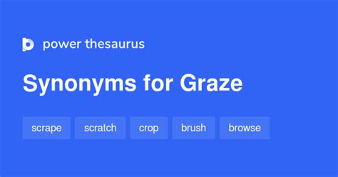 graze synonym|other names for graze.